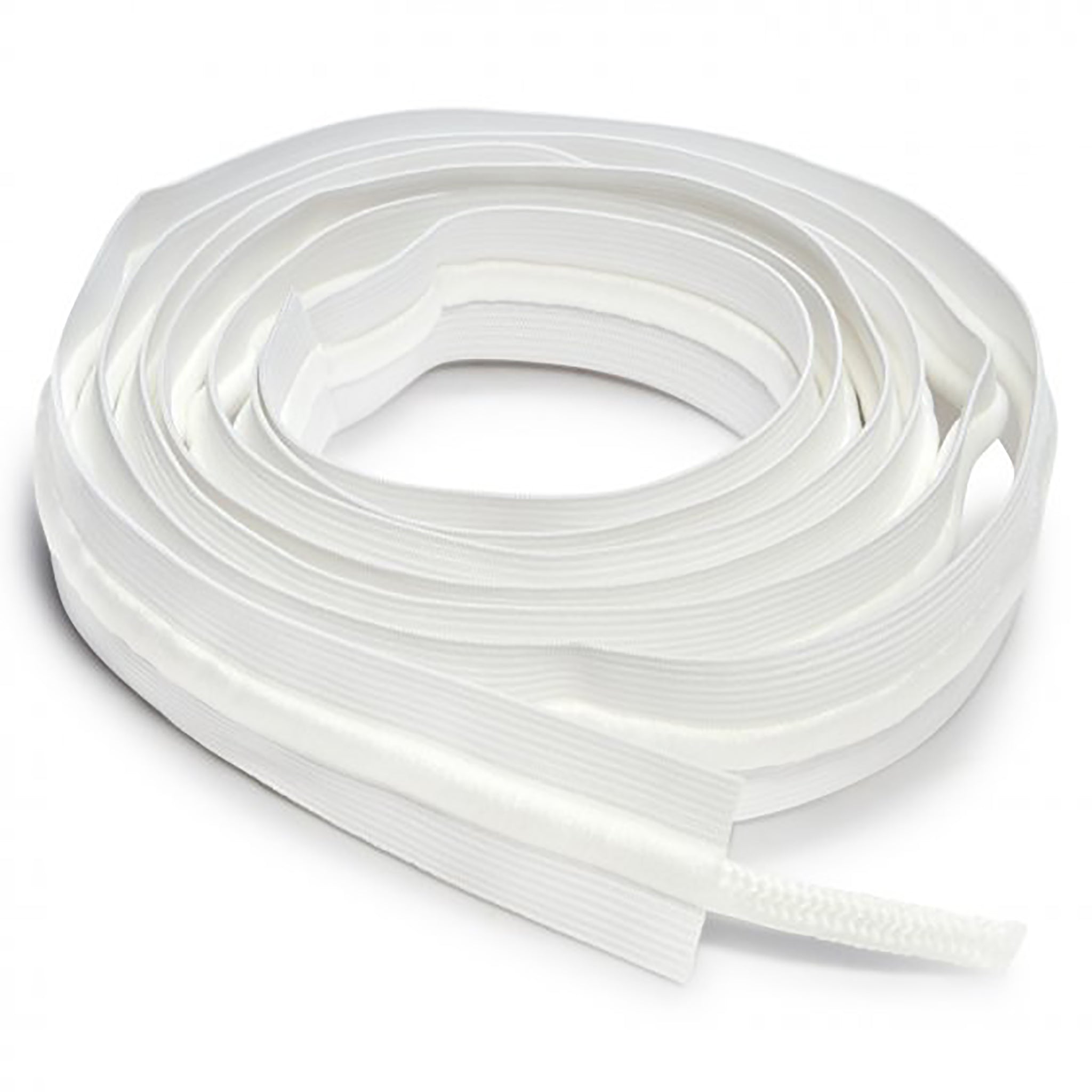 ELASTIC CORDED 38MM WHT/WHT