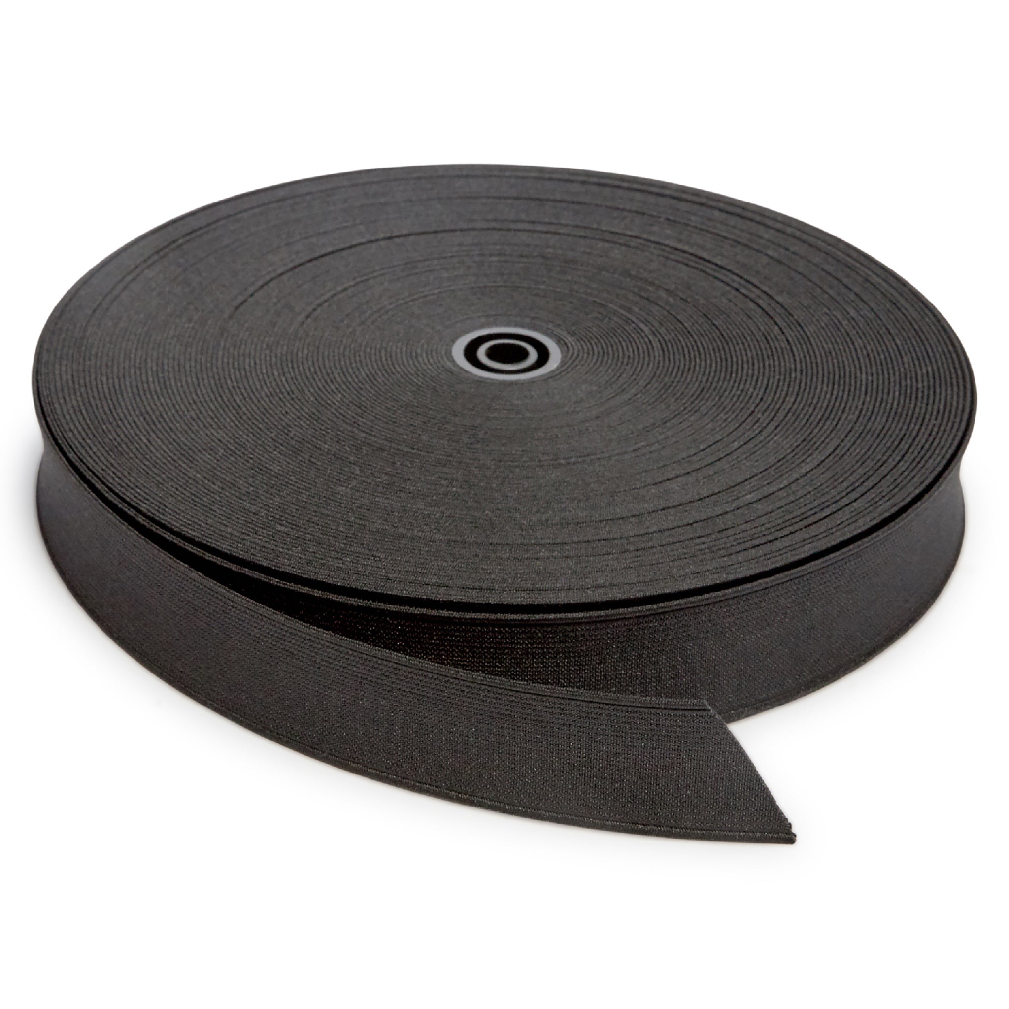 ELASTIC WOVEN 20MM BLACK