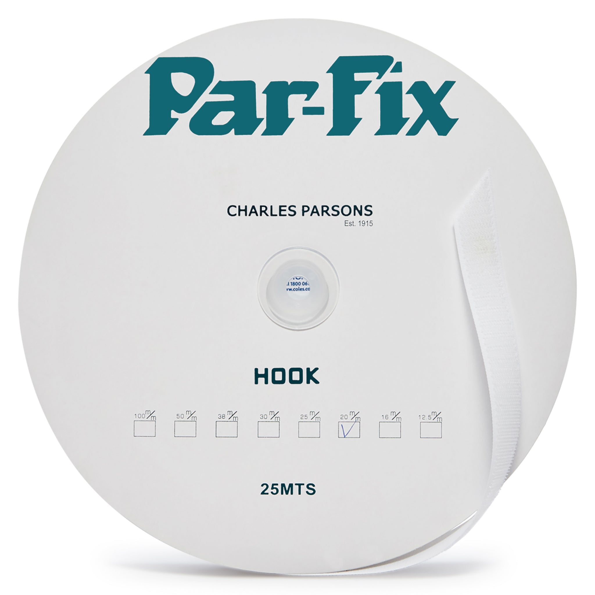PARFIX STICKY HOOK 25MM