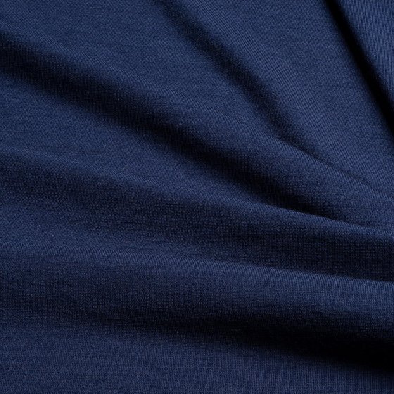 Horizon Linen Cropped Trousers (Mercury Blue)