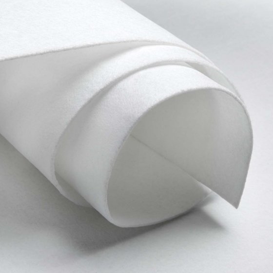 BADGE BACKING SEWIN 380GSM WHT